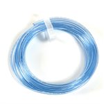 Tubing, 4.0mm OD x 2.5mm ID, 95A Durometer, Polyurethane, Clear Blue