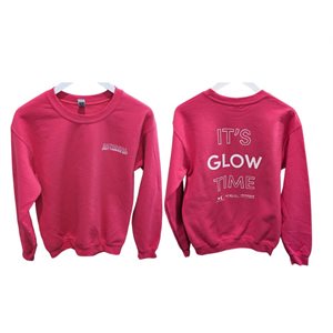 It's Glow Time Sweatshirt 2024 National Spray Tanning Day M