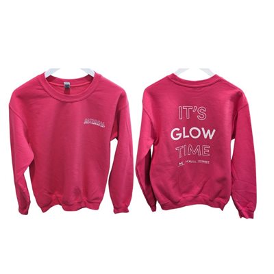 It's Glow Time Sweatshirt 2024 National Spray Tanning Day L