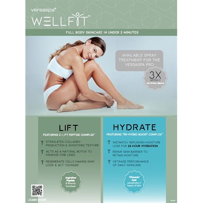 WellFit 8x11 Hydrate & Lift Table Tent