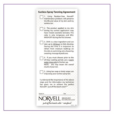 Norvell Sunless Agreement Pad